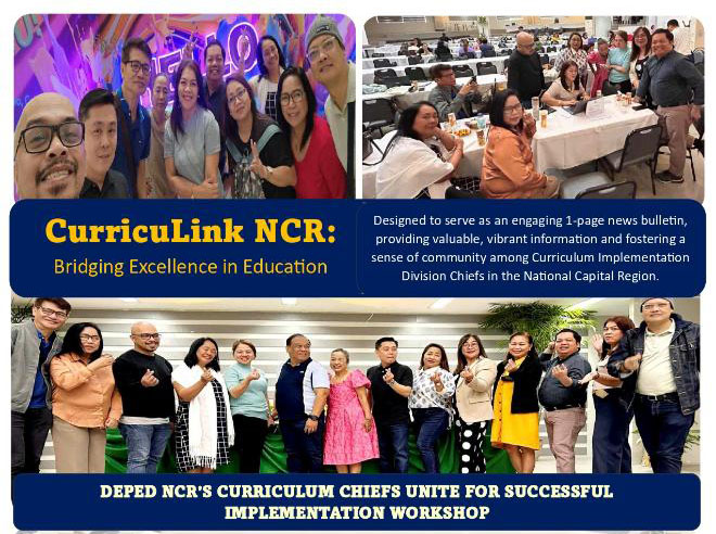 DepEd NCR’s Curriculum Chiefs Unite for Successful Implementation Workshop