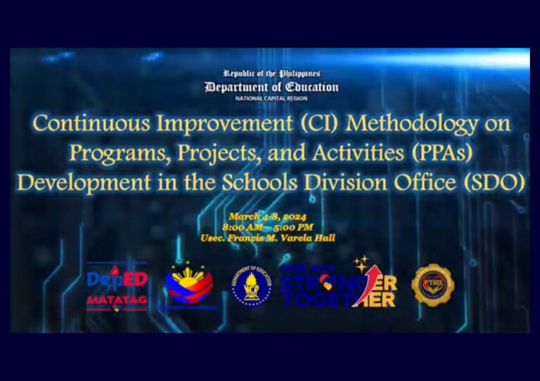 DepEd NCR Cascades Continuous Improvement Methodology